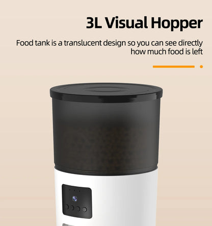 4FluffyPaws™ Automatic Cat Feeder with HD Camera