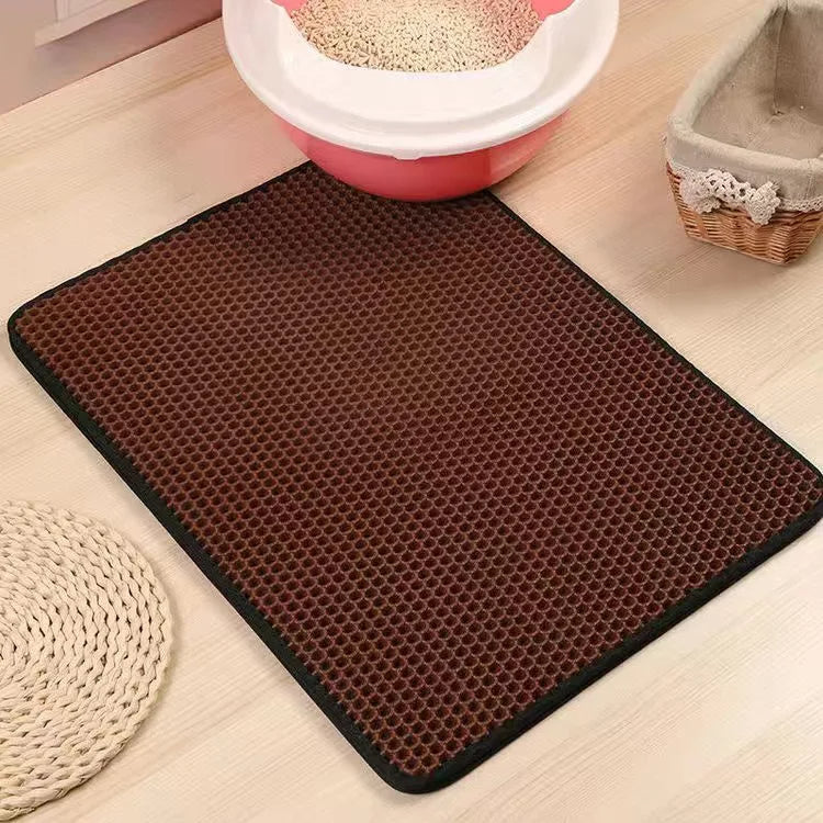 4FluffyPaws™ Non-Slip Cat Litter Mat